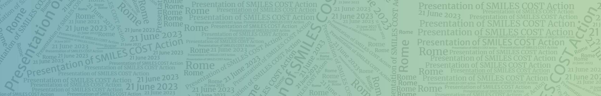 Presentation of SMILES COST Action